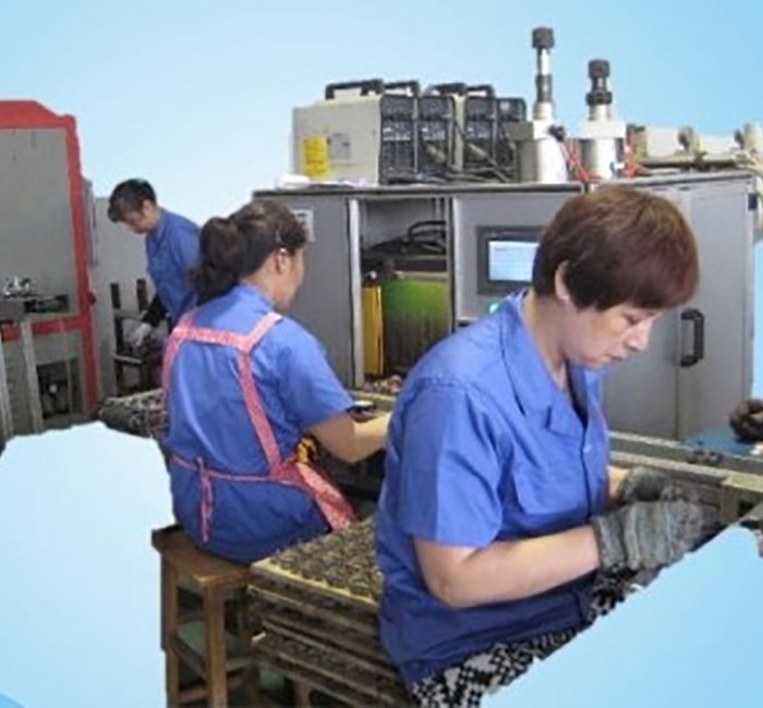 Copper ring welding machine
